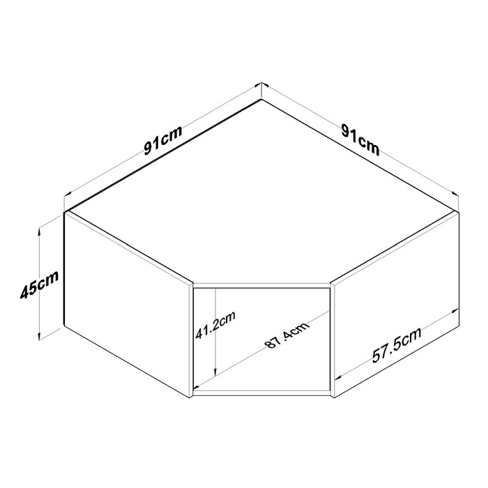 Hanah Home Armario de Pared Blanco Hanah Home Armario de Pared Blanco